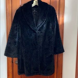 Faux fur coat